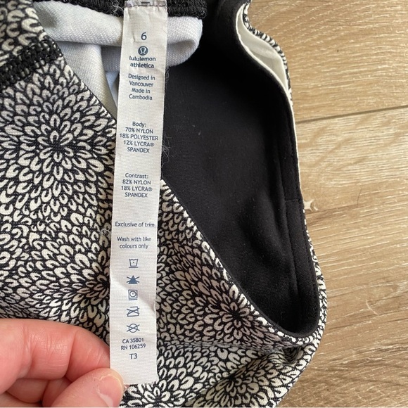 Lululemon Wunder Under Pant Plush Petal Deep Coal Ghost size 6 - Picture 12 of 12